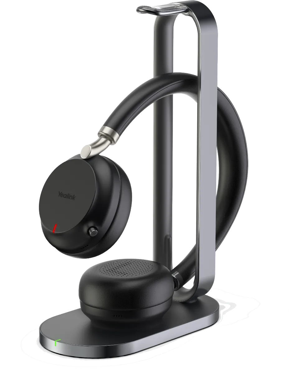 Yealink BH72 Dual Bluetooth Headset UC with Charging Stand BLACK