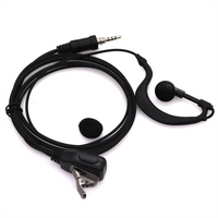 G SHAPE EARPIECE PTT + LAPEL MIC ICOM