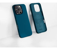 Epico Mag+ Silicone Case Pro iPhone 16 - petrol blue