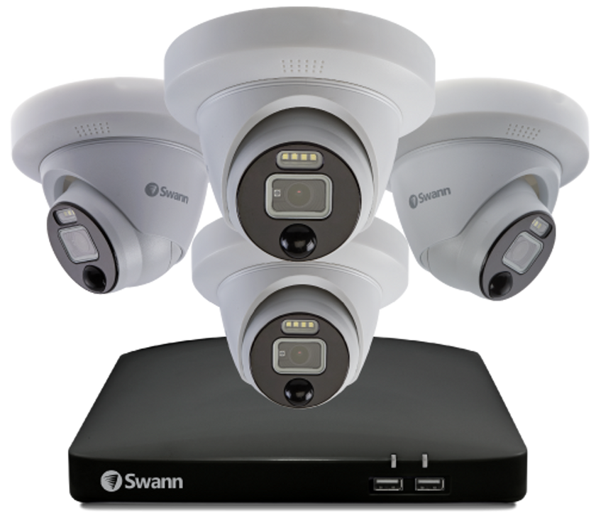 8 channel 4 dome camera 4K DVR CCTV kit