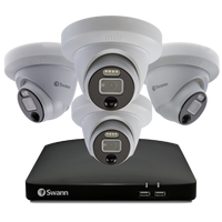 8 channel 4 dome camera 4K DVR CCTV kit