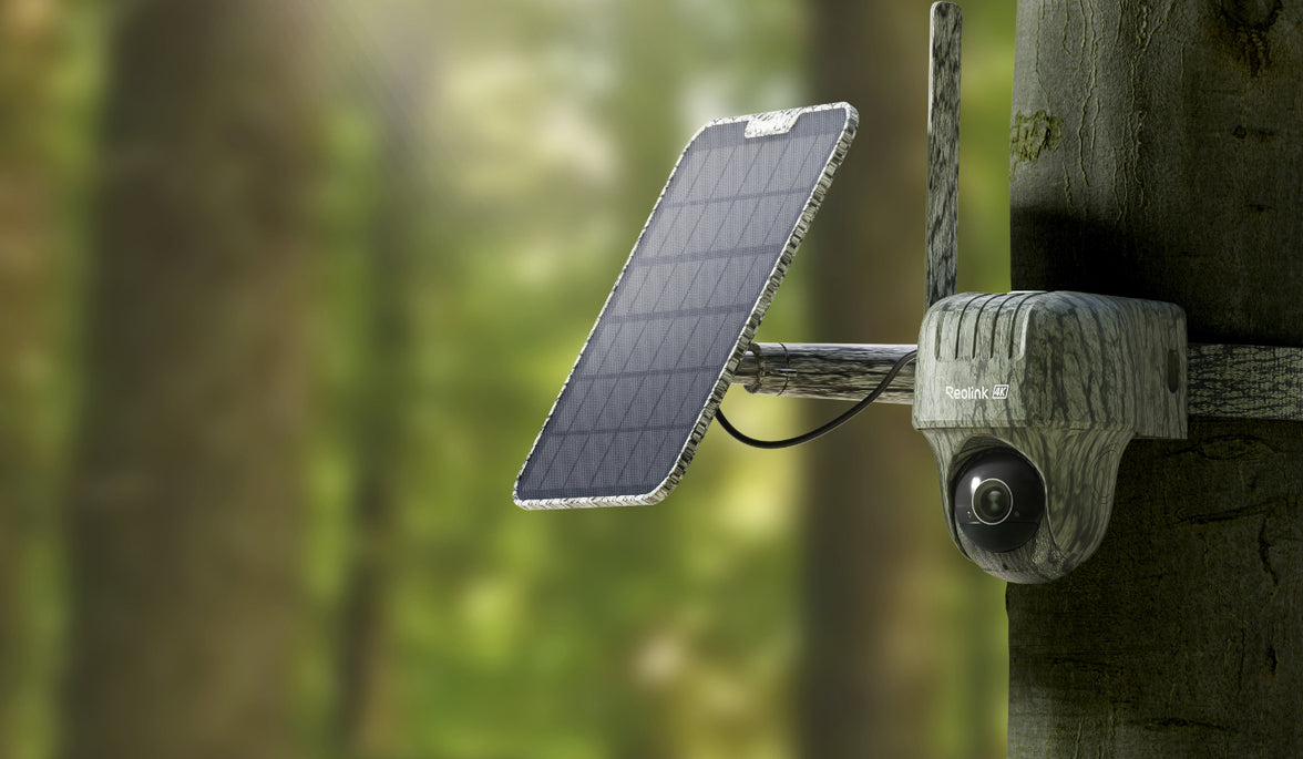 Reolink Go Series G450 with Solar Panel 2 - 4K 4G LTE PT Wildlife Cam, Animal Detection & Recognition, 360° View, 32GB microSD card