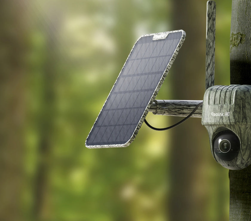 Reolink Go Series G450 with Solar Panel 2 - 4K 4G LTE PT Wildlife Cam, Animal Detection & Recognition, 360° View, 32GB microSD card