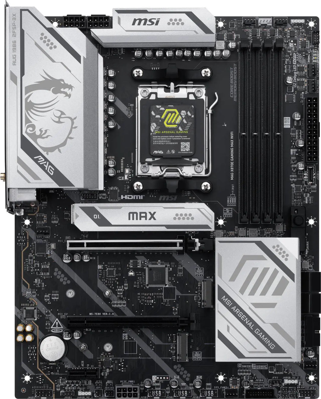 MSI AM5 MAG X870E GAMING MAX WIFI