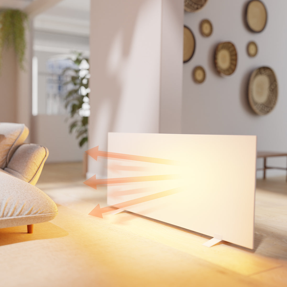 Hombli Smart Infrared Panel Heater 700w -Metal