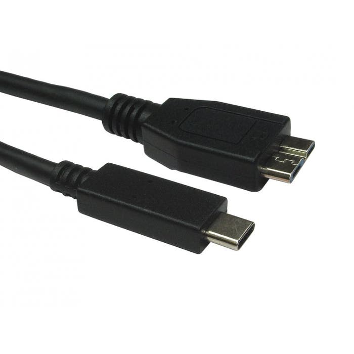 Cables Direct 1m USB 5Gbps Type-C (M) to Micro-B (M) Cable