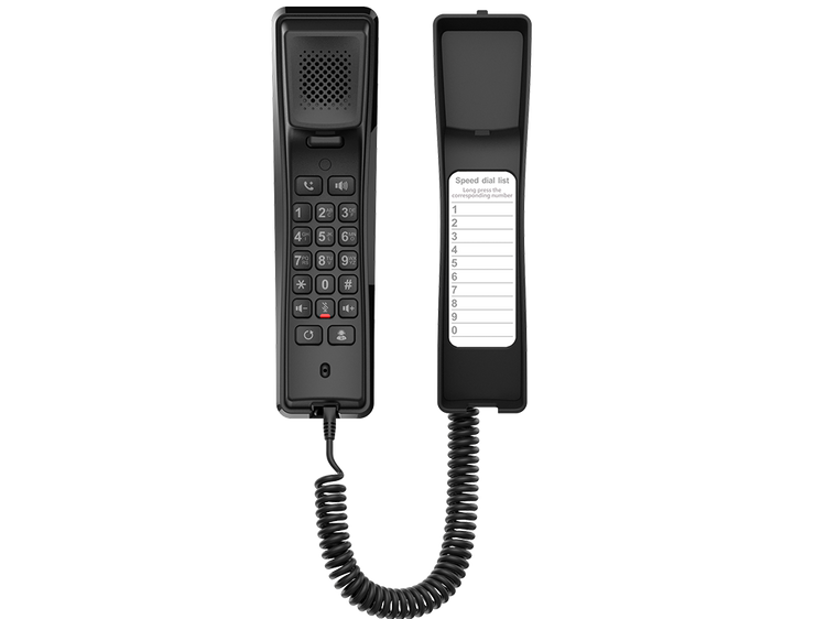 Fanvil-Curly Cord - H2U BLACK