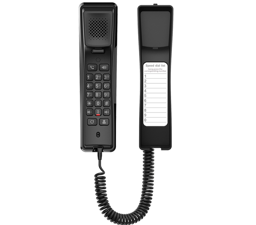 Fanvil-Curly Cord - H2U BLACK