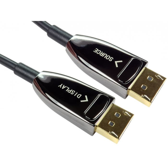 Cables Direct 30m DisplayPort v1.4 Active Optical Cable