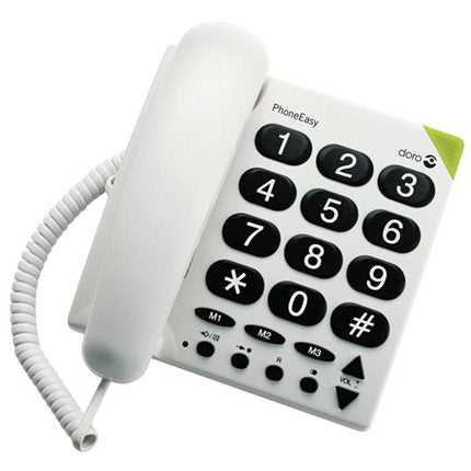DORO PHONE EASY (BIG BUTTON) WHITE