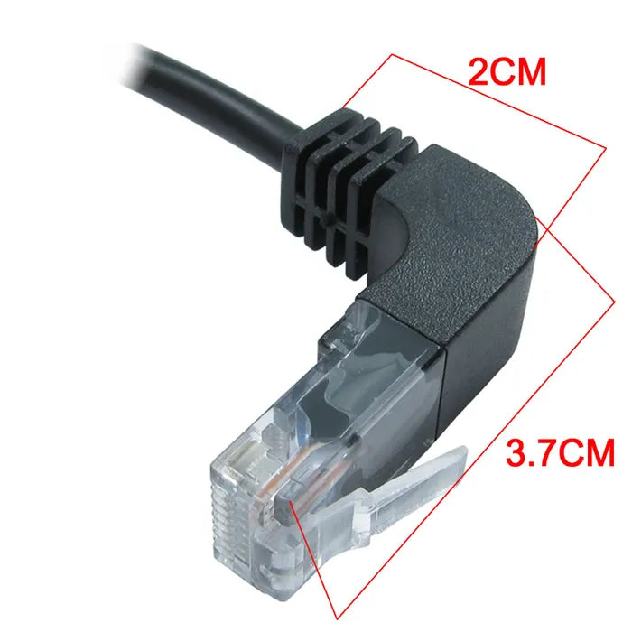 CDL 3m Cat5e UTP R/A Up - R/A Down