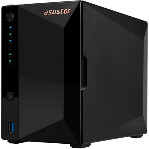 Asustor Drivestor 2 Pro Gen2 AS3302T v2 2 Bay NAS Quad-Core 1.7GHz CPU 2.5Gbe Port 2GB DDR4 (Disk