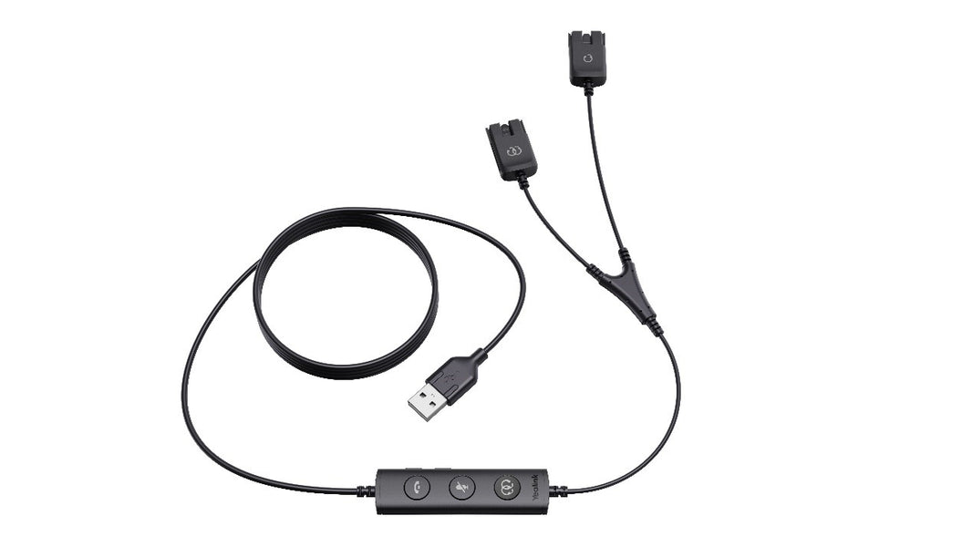 Yealink Y Cable (YTC) – USB/QD Trainer Cable for YHS Series Headsets