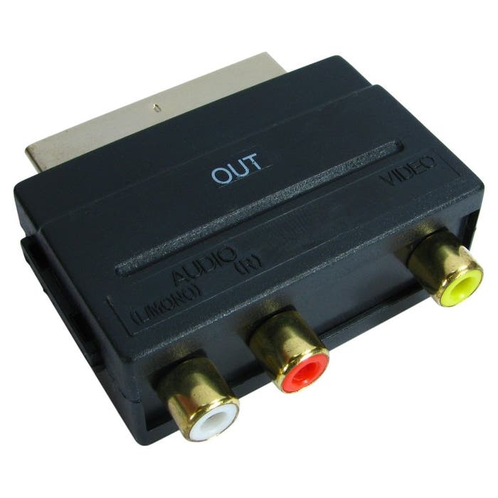 Cables Direct SCART to Three RCA Adapter