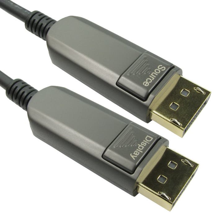 Cables Direct 10m DisplayPort 1.4 Active Optical Cable