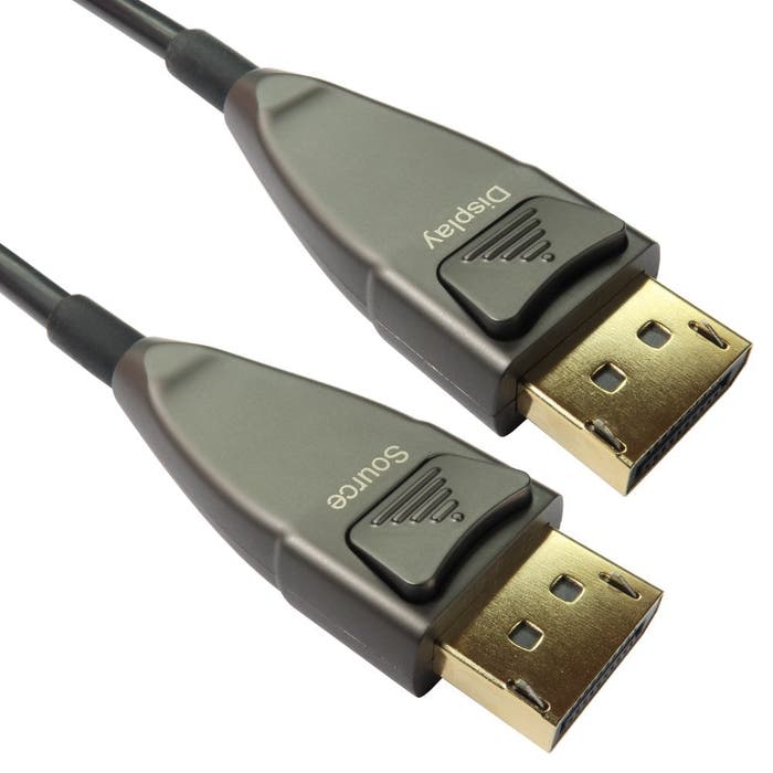 Cables Direct 20m DisplayPort 2.0 Active Optical Cable
