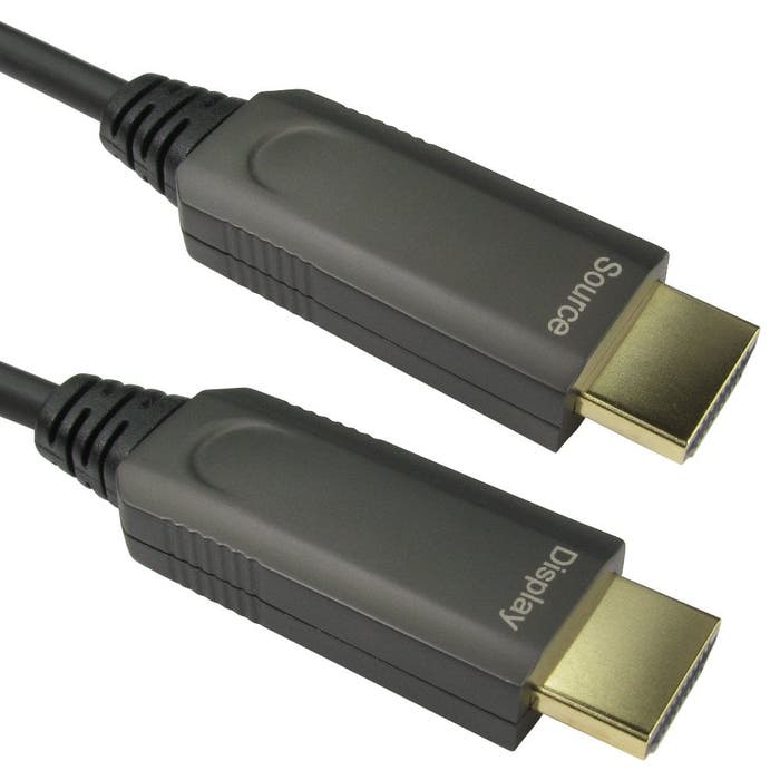 Cables Direct 10m Active Optical HDMI Cable – 48Gbps, 8K@60Hz
