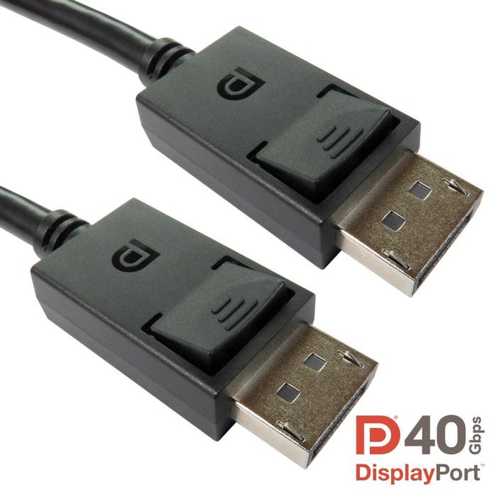 Cables Direct 2m DisplayPort v2.1 DP40 cable