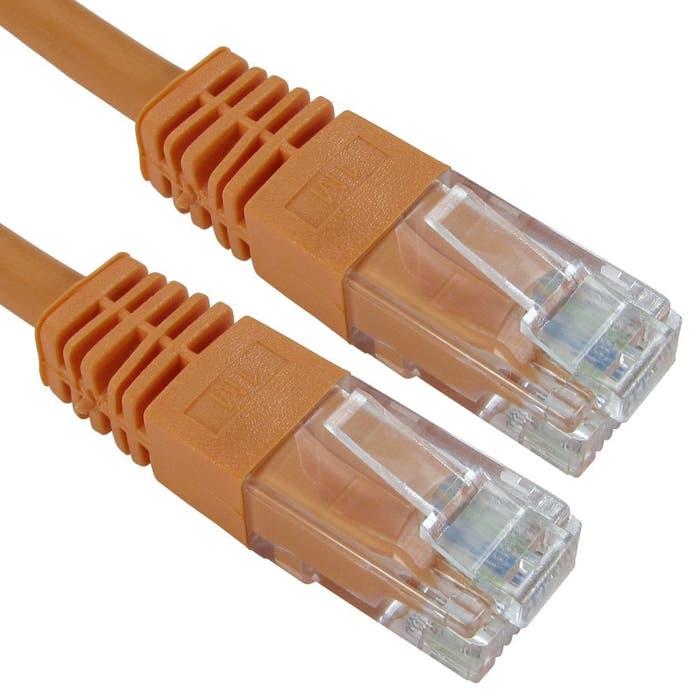 Cables Direct 6m Cat5e Patch Cable - Orange