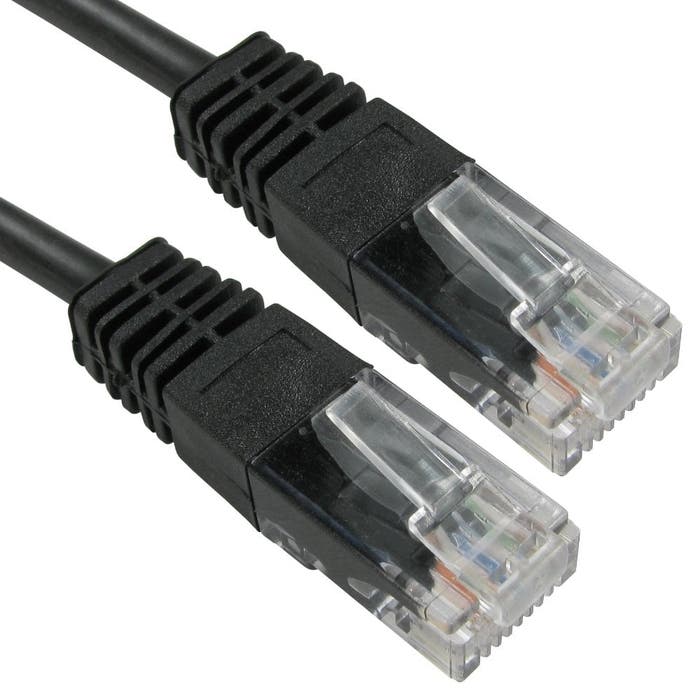 Cables Direct 6m Cat5e Patch Cable - Black