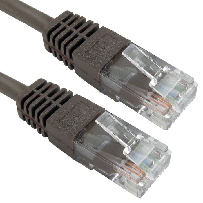 Cables Direct 3m Cat5e Patch Cable - Brown