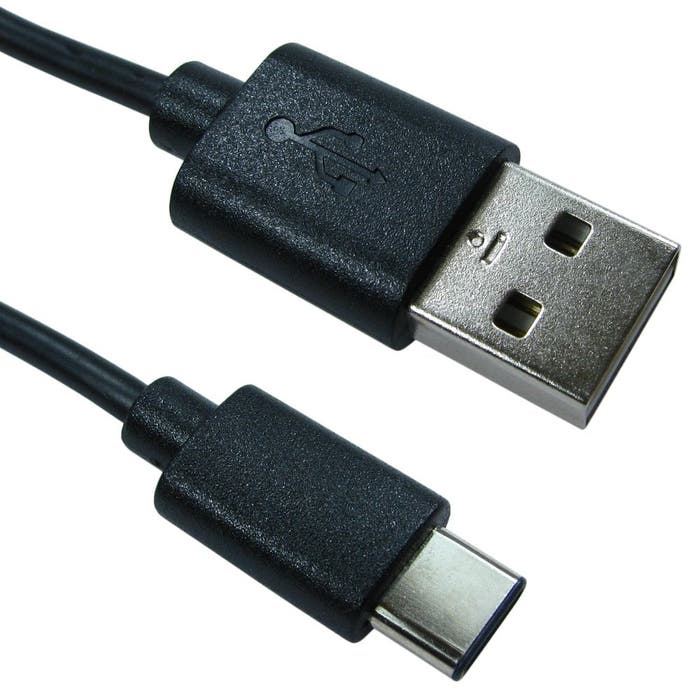 Cables Direct 2m USB 2.0 Type-C (M) to Type-A (M) Cable