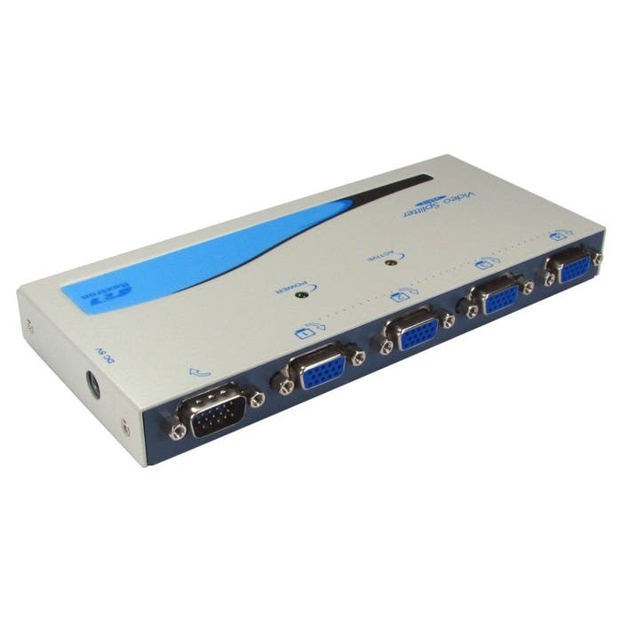 Cables Direct 4 Port SVGA Splitter (350MHz)