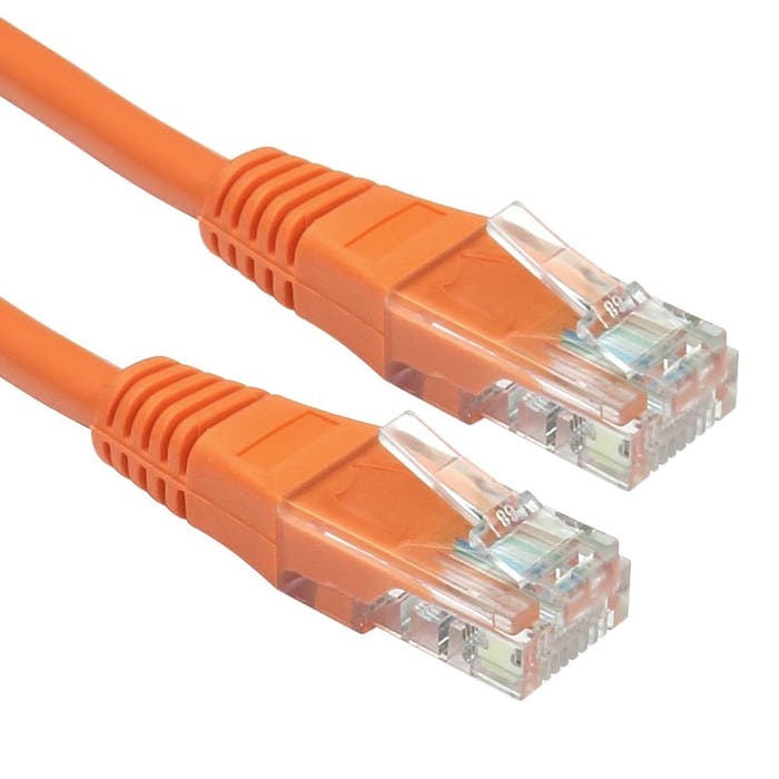 Cables Direct 10m Cat5e Patch Cable – Orange