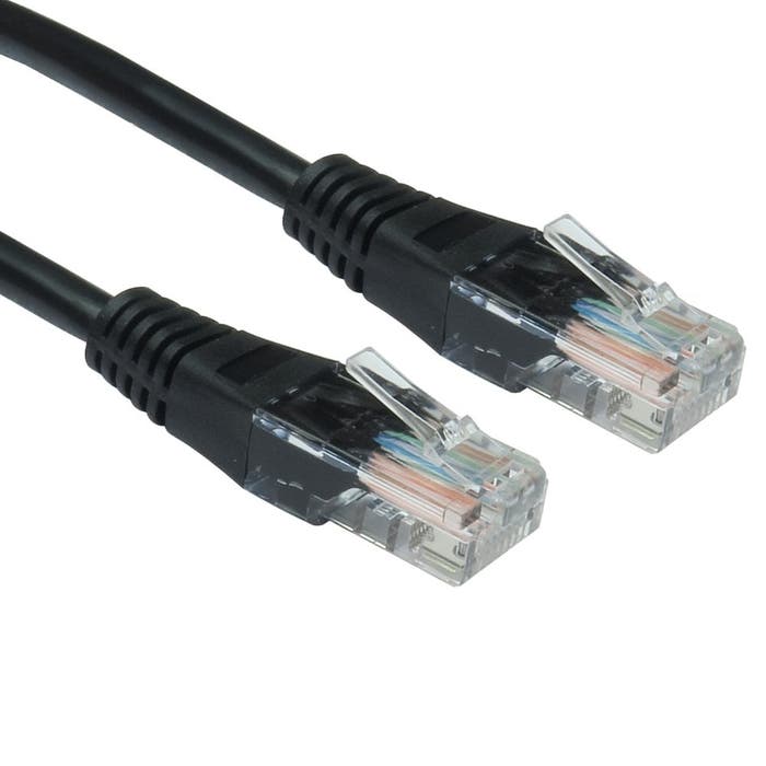 Cables Direct 15m Cat5e Patch Cable – Black