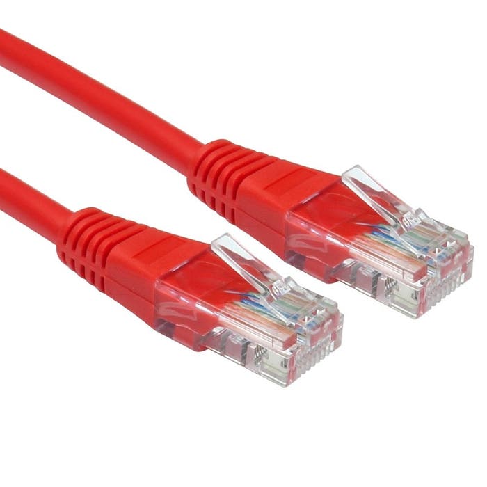 Cables Direct 10m Cat5e Patch Cable – Red