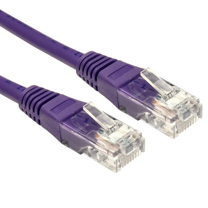 Cables Direct 10m Cat5e Patch Cable – Violet