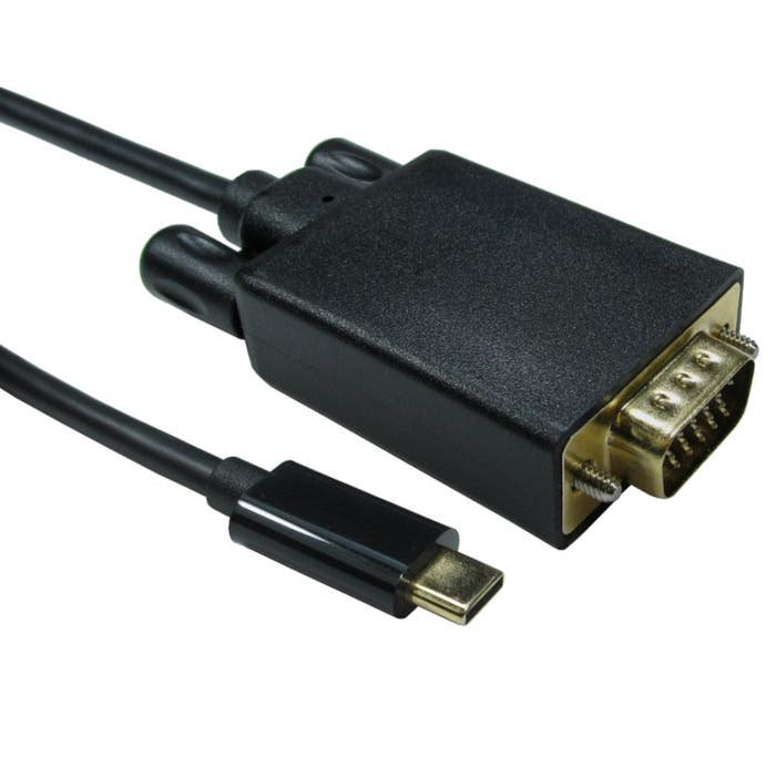 Cables Direct 3m USB-C to VGA Cable - 1080p 60Hz