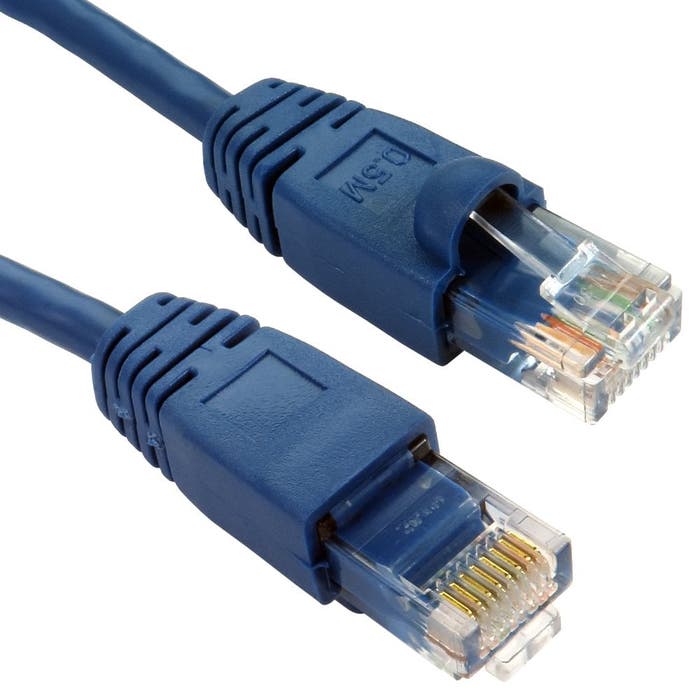 Cables Direct 2m Snagless Cat5e Patch Cable – Blue