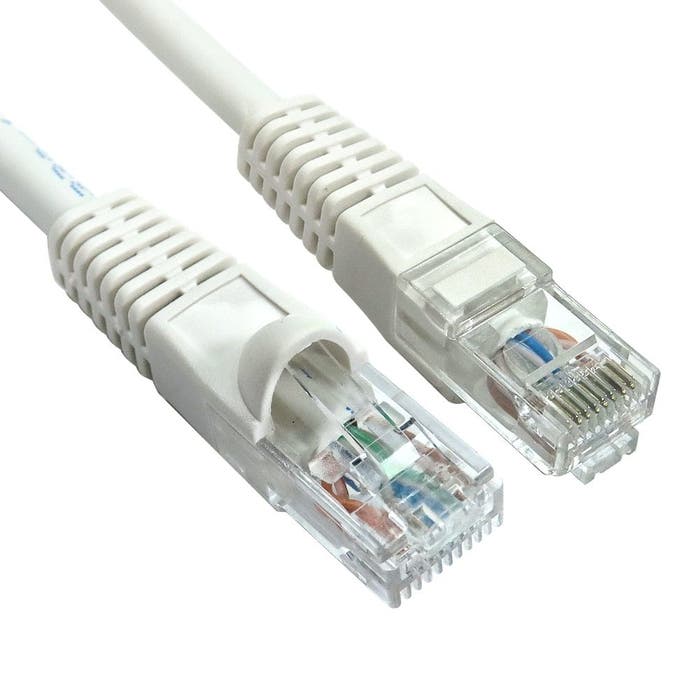 Cables Direct 0.5m Cat6 LSZH Patch Cable – White