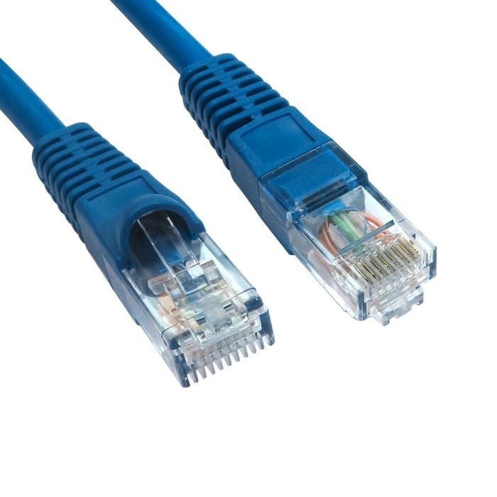Cables Direct 0.5m Cat6 LSZH Patch Cable – Blue