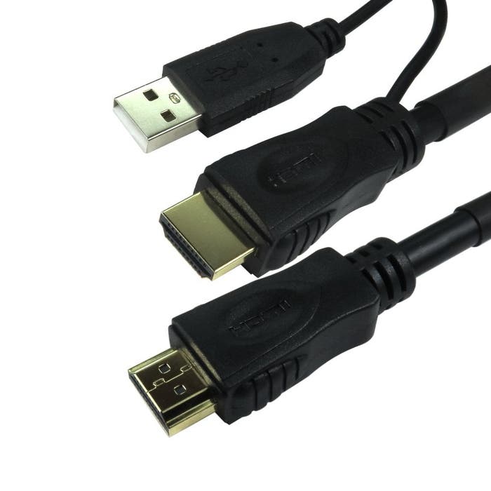 Cables Direct 10m Active HDMI High Speed with Ethernet Cable