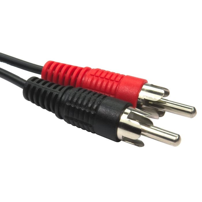 Cables Direct 10m Twin RCA Cable