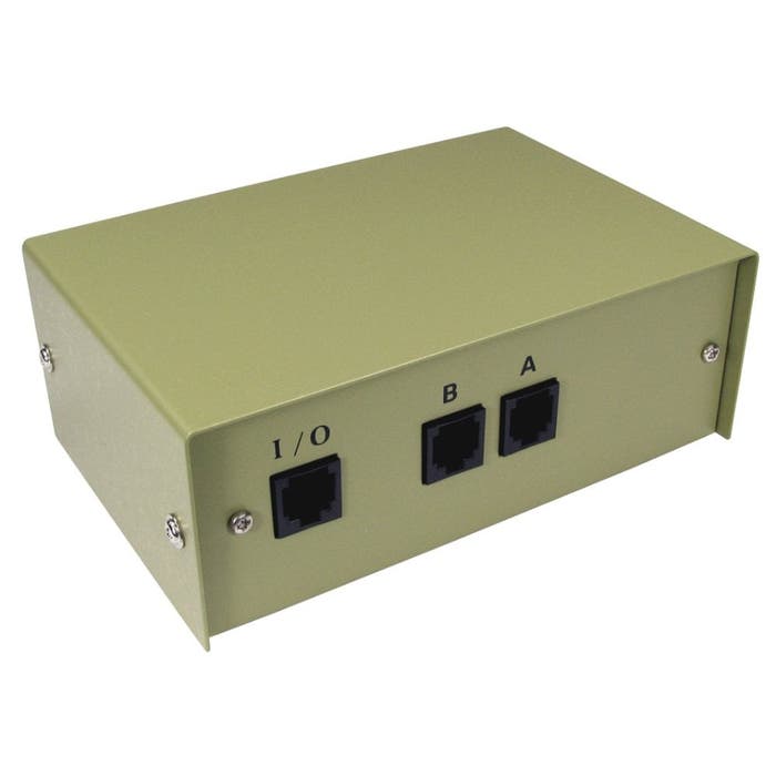 Cables Direct 2 Port RJ45 Switch Box