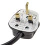 Cables Direct 6-Way Surge Protected Extension Lead – 5m (Black)