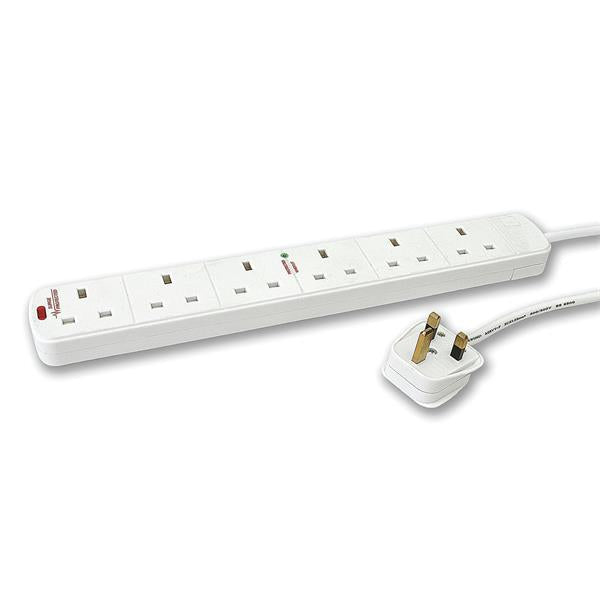 TITAN 6 GANG SURGE PROTECTED EXT LEAD (2M)