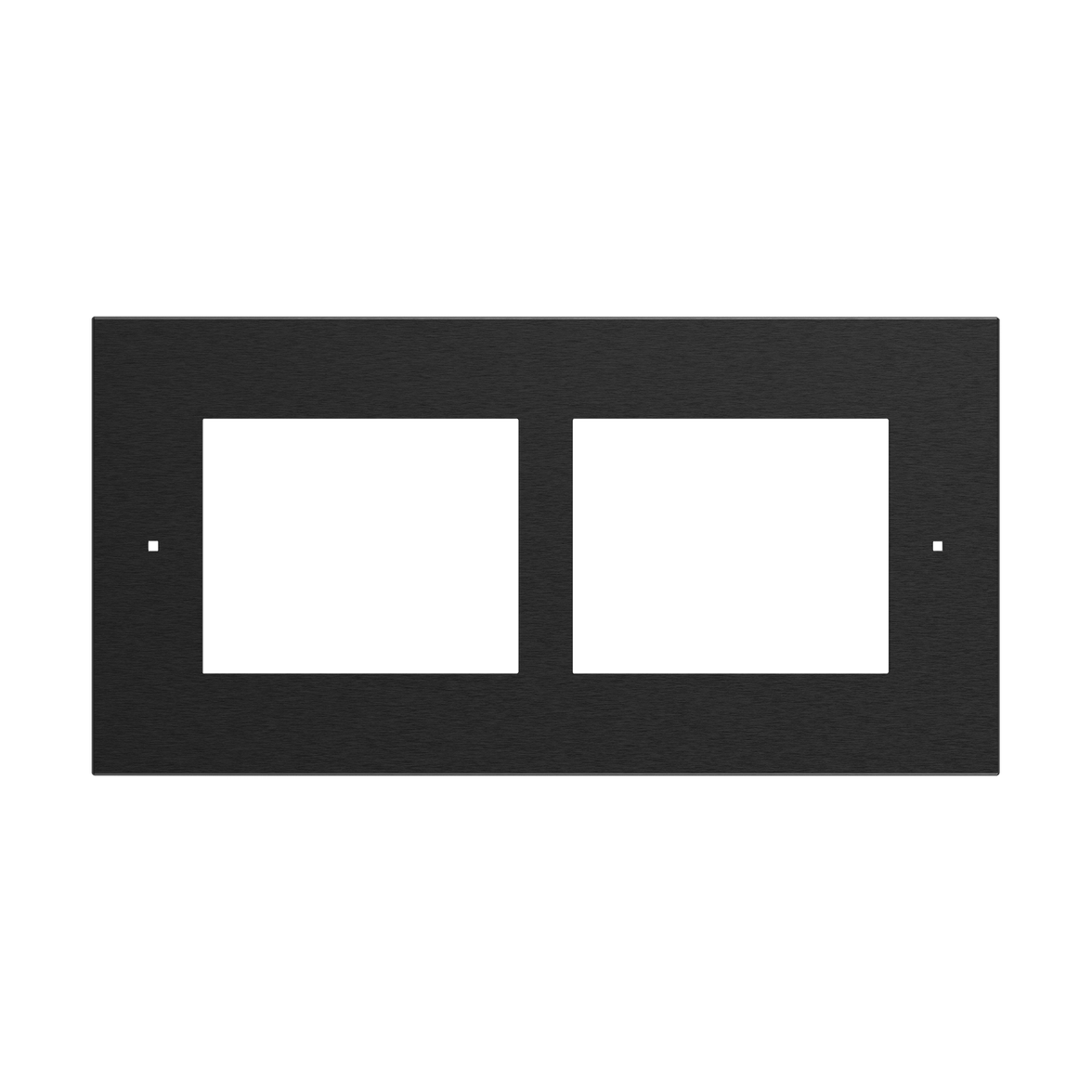 2N Black Flush Installation Frame for 2 Modules