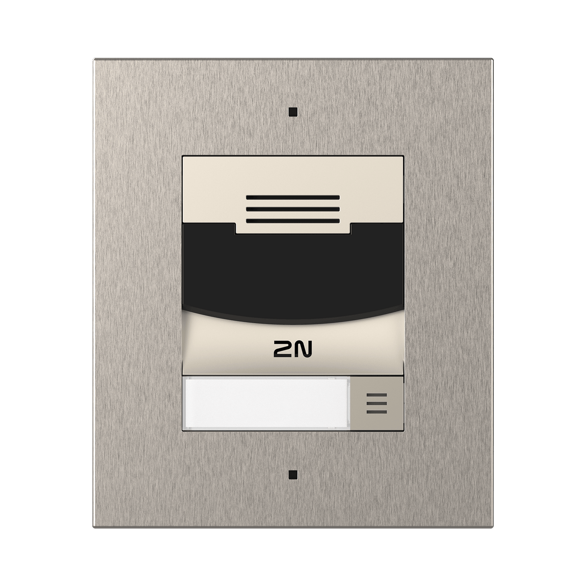 2N IP Solo without Camera Surface Mount (includes surface mount frame) - Brushed Nickel