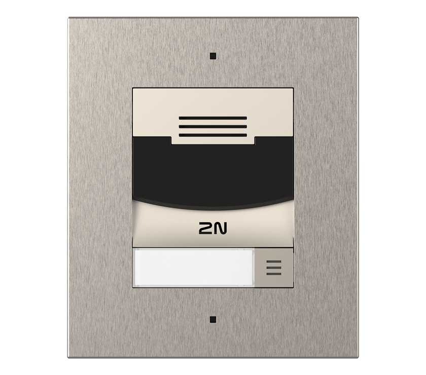 2N IP Solo without Camera Surface Mount (includes surface mount frame) - Brushed Nickel