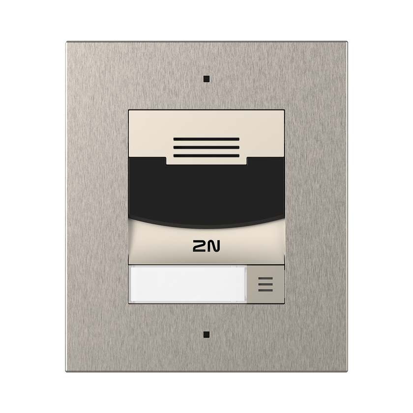 2N IP Solo without Camera Surface Mount (includes surface mount frame) - Brushed Nickel