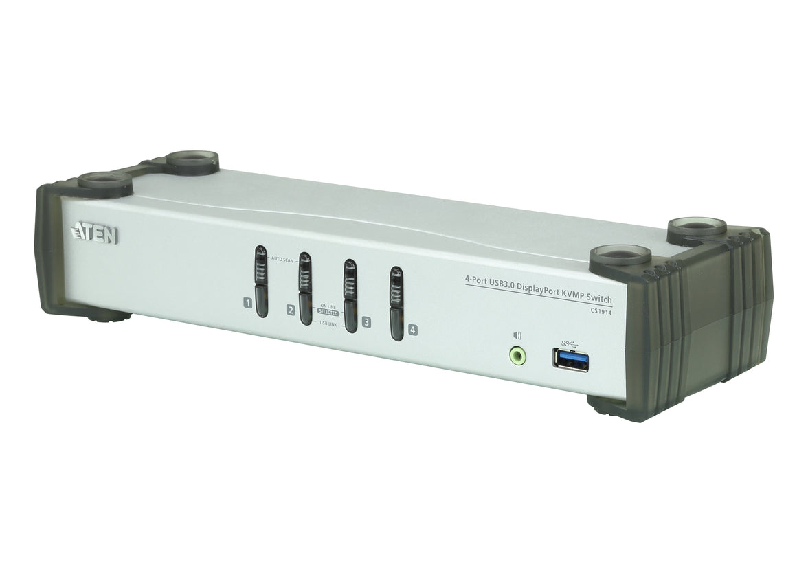 ATEN 4 Port DP 4K30 KVMP