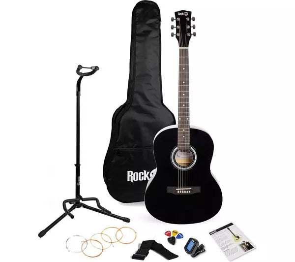 PDT RJ W-103 FS Acous Guitar Package Blk