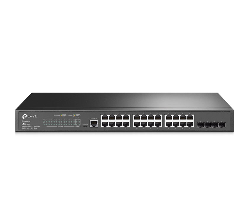 TP-Link Omada 24-Port Gigabit L2+ Managed Switch with 4 SFP Slots
