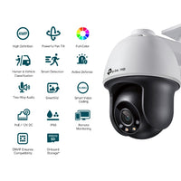 TP-Link 4MP Out Door Full Color Pan tilt Network Camera