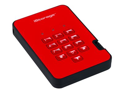 iStorage diskAshur2 SSD 16TB - Red