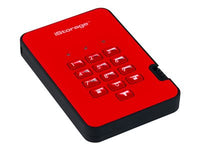 iStorage diskAshur2 SSD 16TB - Red